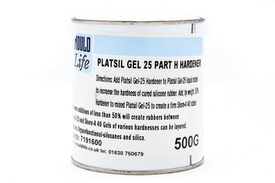 Platsil Gel 25 Hardener 500g - The Makeup Armoury